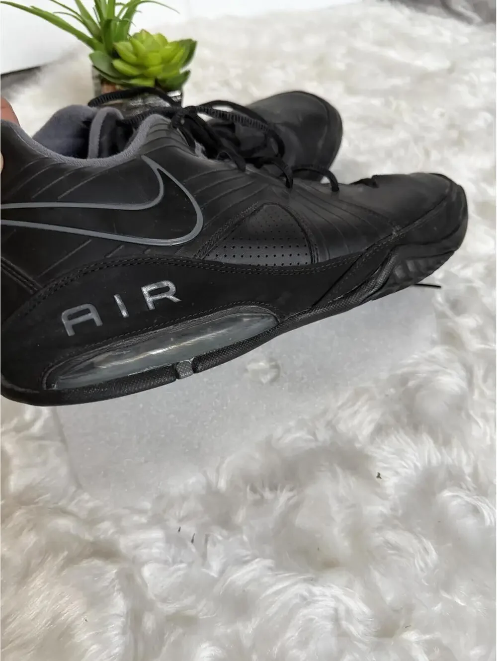 Nike Air Black Athletic Shoes Size 12